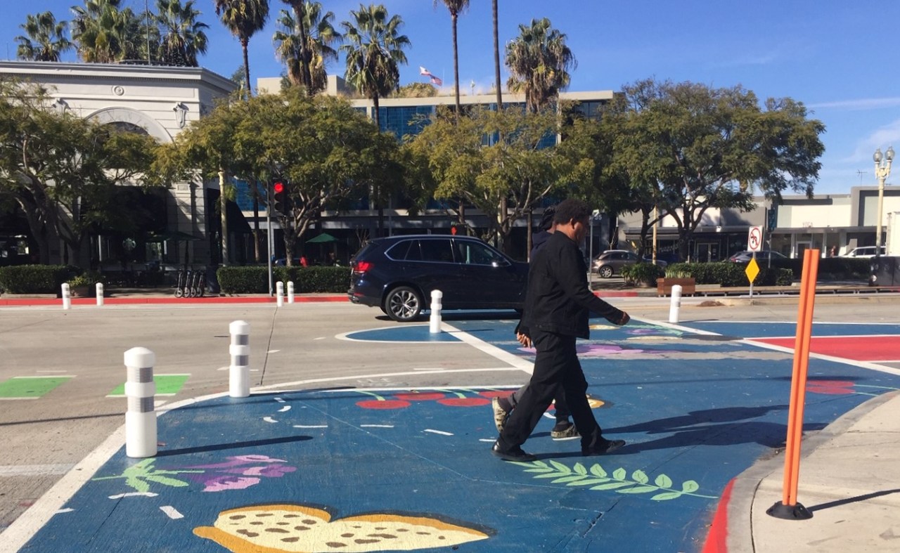 Painted curb extensions xxxx