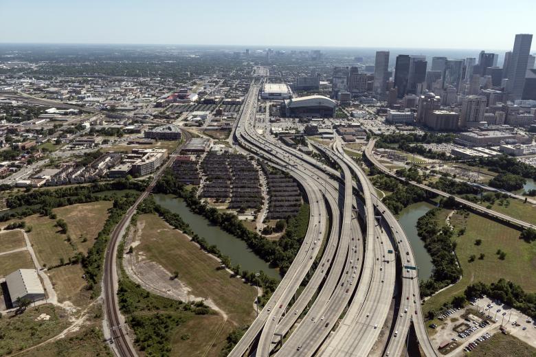 An aerial shot of Houston, Texas. Image: Stockvault, CC