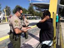 2014 Metro photo of County Sheriff deputies policing - via Metro's The Source