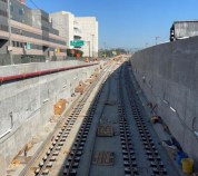 Metro Regional Connector construction wraps up in 2022. Photo via Metro status report