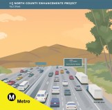 It's 2022 and Metro and Caltrans are still widening freeways - graphic via Metro fact sheet