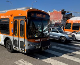 Metro buses. Photo by Joe Linton/Streetsblog L.A.