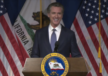 Governor Gavin Newsom. Screengrab from YouTube