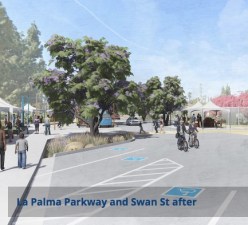 Visualization of Anaheim's La Palma Parkway transformation. Image: city of Anaheim