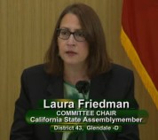 Assembly Transportation Committee Chair Laura Friedman