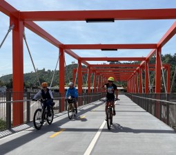 Newly opened Taylor Yard Bridge - photos by Joe Linton/Streetsblog L.A.
