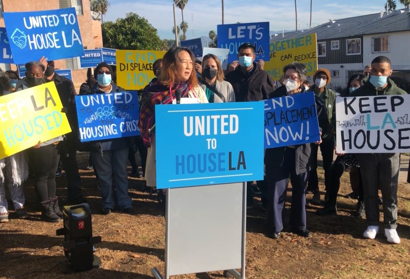 United to House L.A. campaign rally - via YouTube