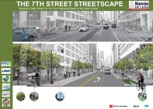 7th Street Streetscape Improvements - images via L.A. City
