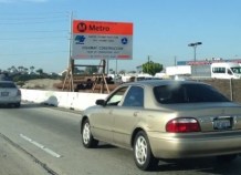 Wider and wider freeways brought to you by Metro and Caltrans. Sign on the 5 Freeway widening from OC to the 605. Photos by Joe Linton/Streetsblog L.A.