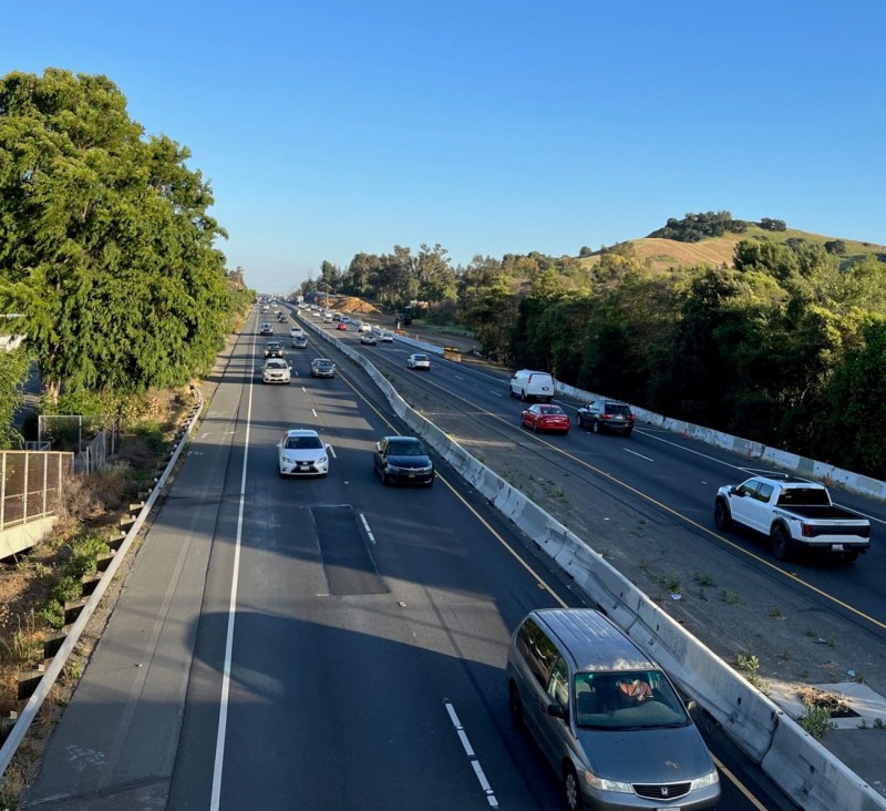 Metro-funded construction widening the 71 Freeway from 4 lanes to 8. Photo by Joe Linton/Streetsblog