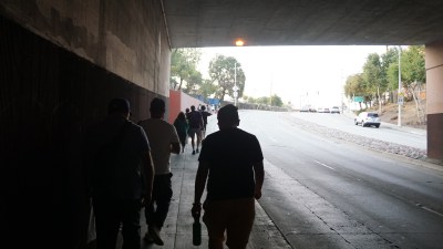 Activist group Sustainable SGV leads a community walk on Fremont Avenue. Credit: Chris Greenspon/Streetsblog