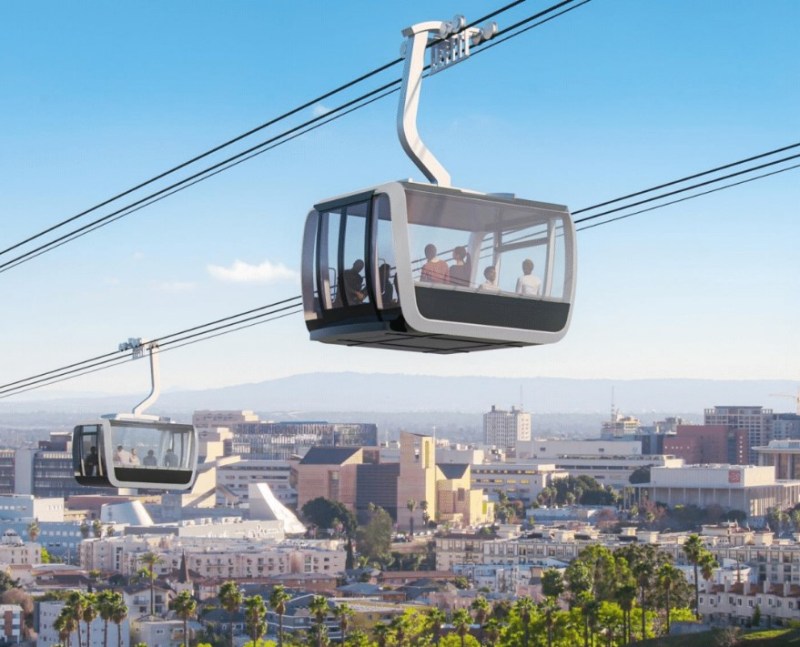 Dodgers Stadium gondola rendering - from L.A. Art website